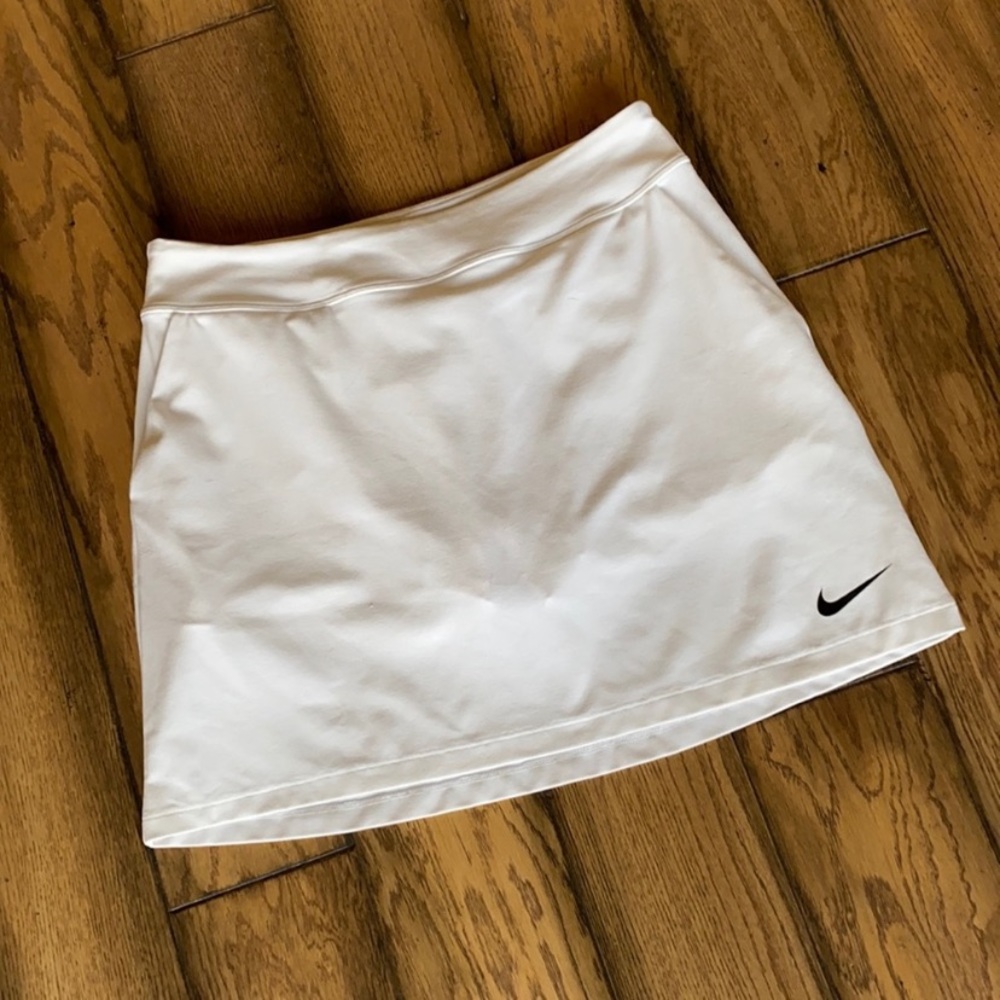 White Nike Golf skort